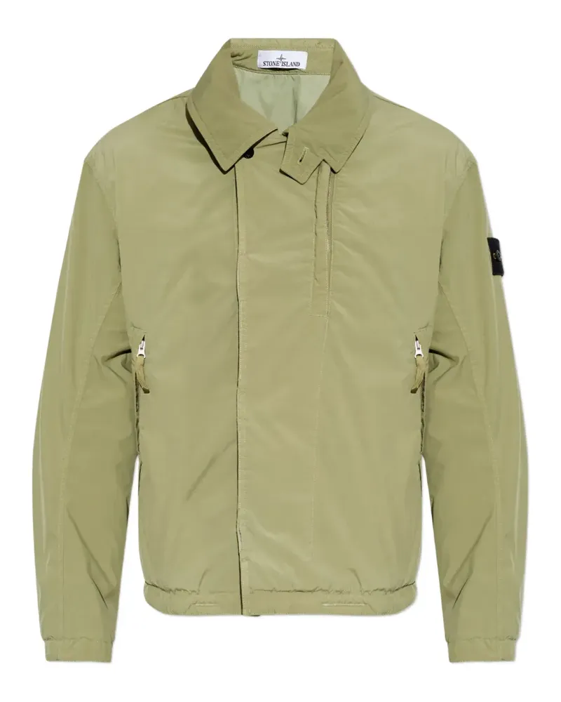 Stone Island Q100011 light compact touch poly-TC jacket - Grün Grün