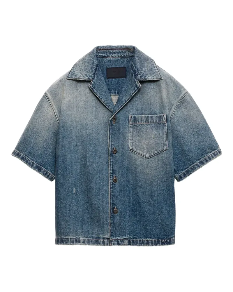 Prada Klassisches Jeanshemd - Blau Blau
