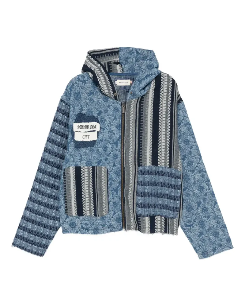 Honor The Gift Tapestry hooded jacket - Blau Blau