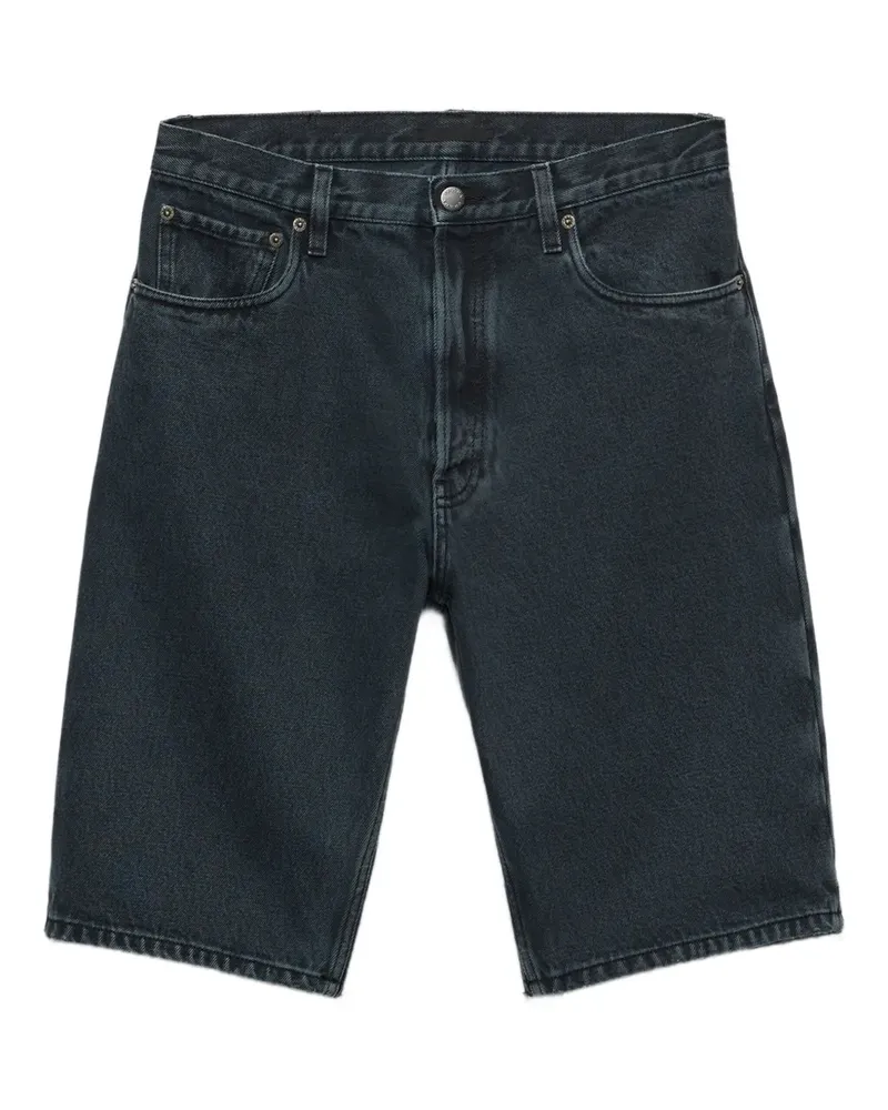 Prada Übergefärbte Jeans-Shorts - Schwarz Schwarz
