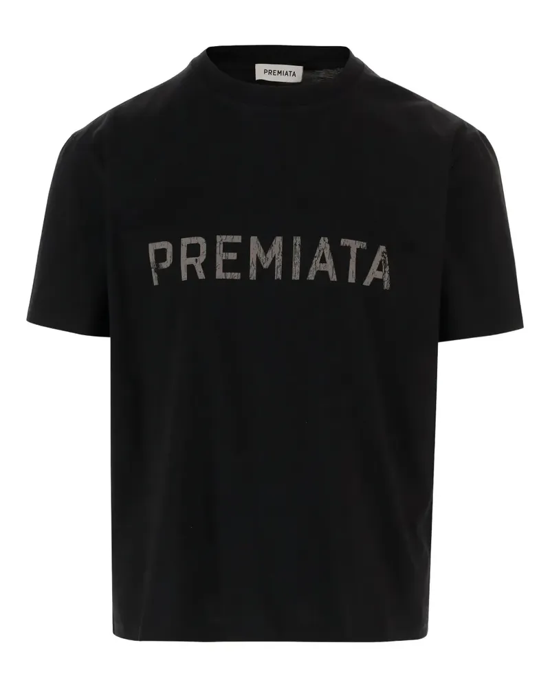 Premiata T-Shirt mit grafischem Print - Schwarz Schwarz