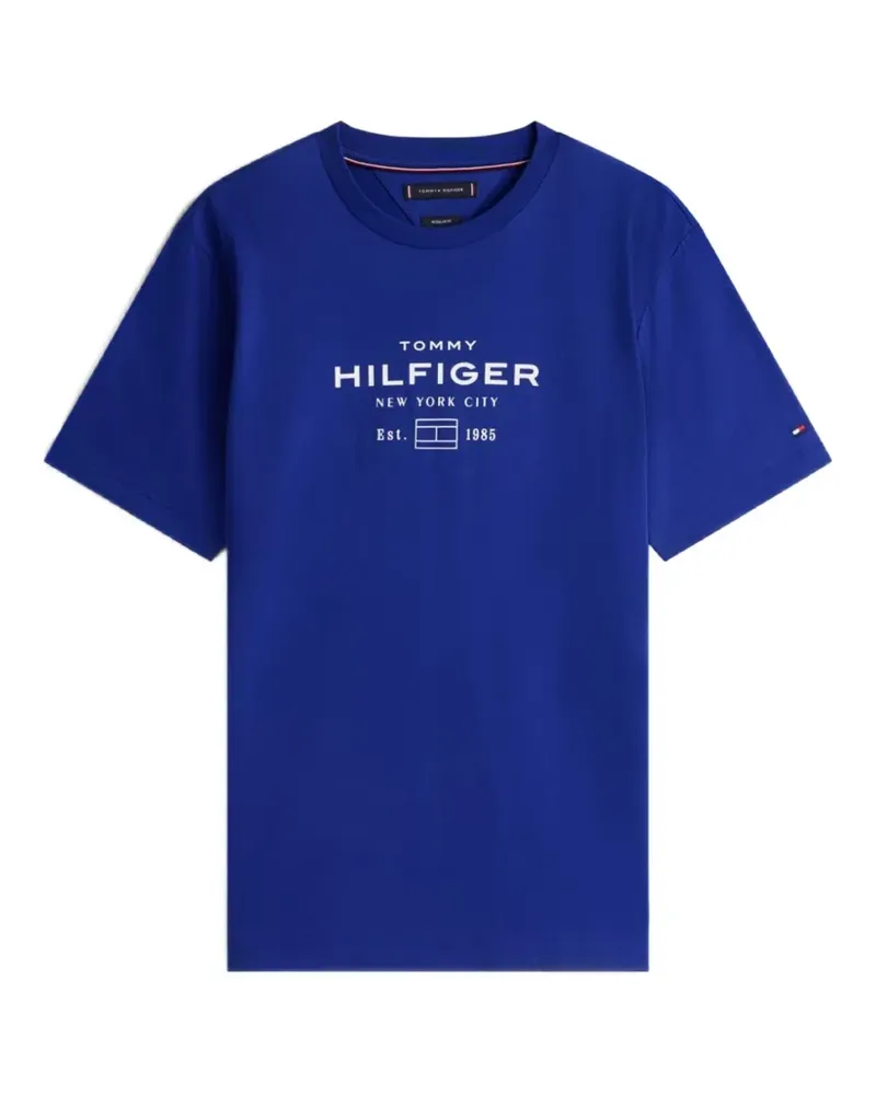 Tommy Hilfiger graphic-print short-sleeve T-shirt - Blau Blau