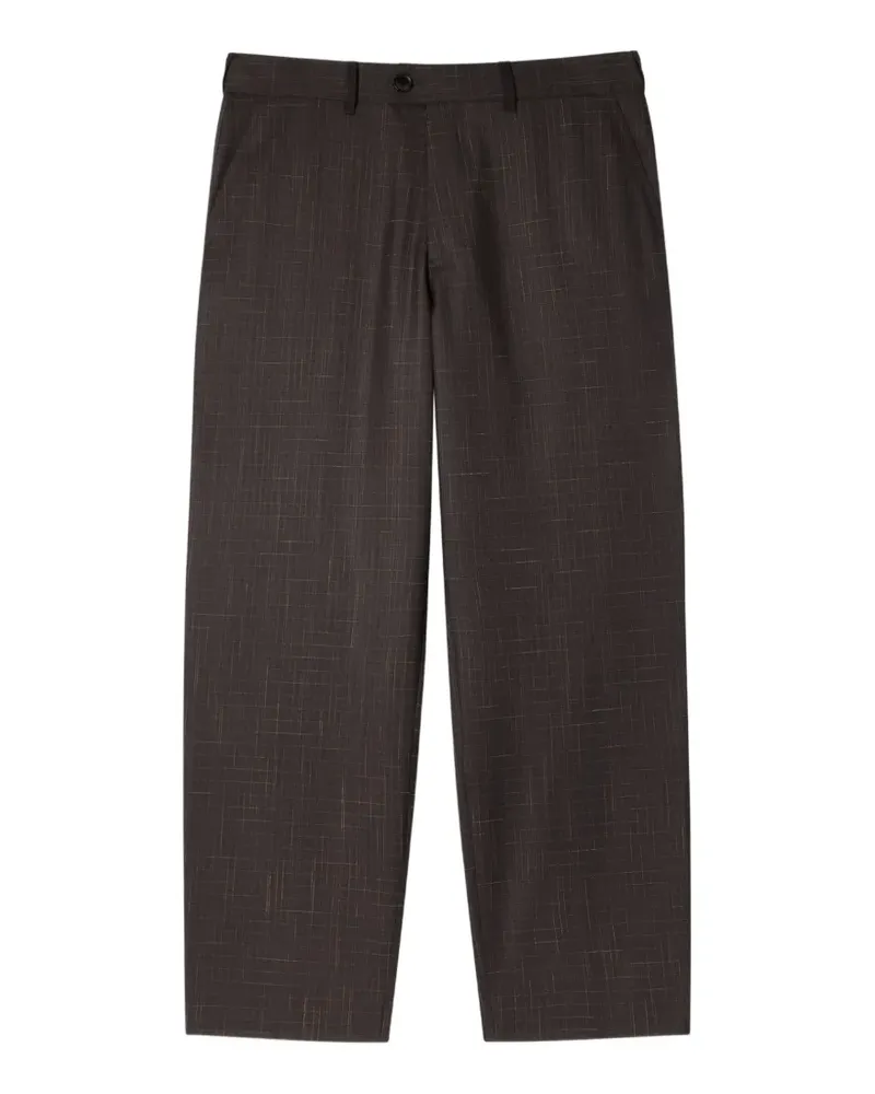 Paul Smith Hose mit Karomuster - Violett Violett