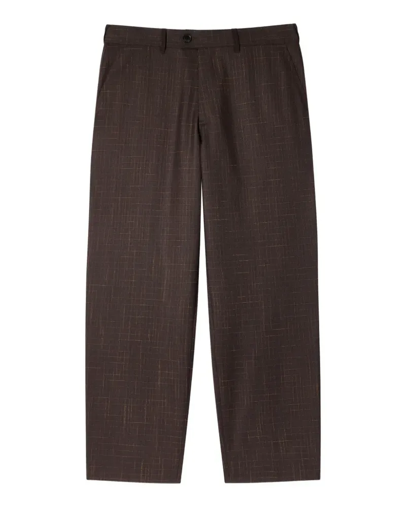 Paul Smith check-pattern trousers - Violett Violett