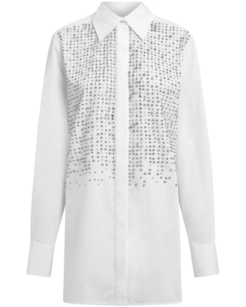 16ARLINGTON Marley Popeline-Hemd - Weiß Weiß