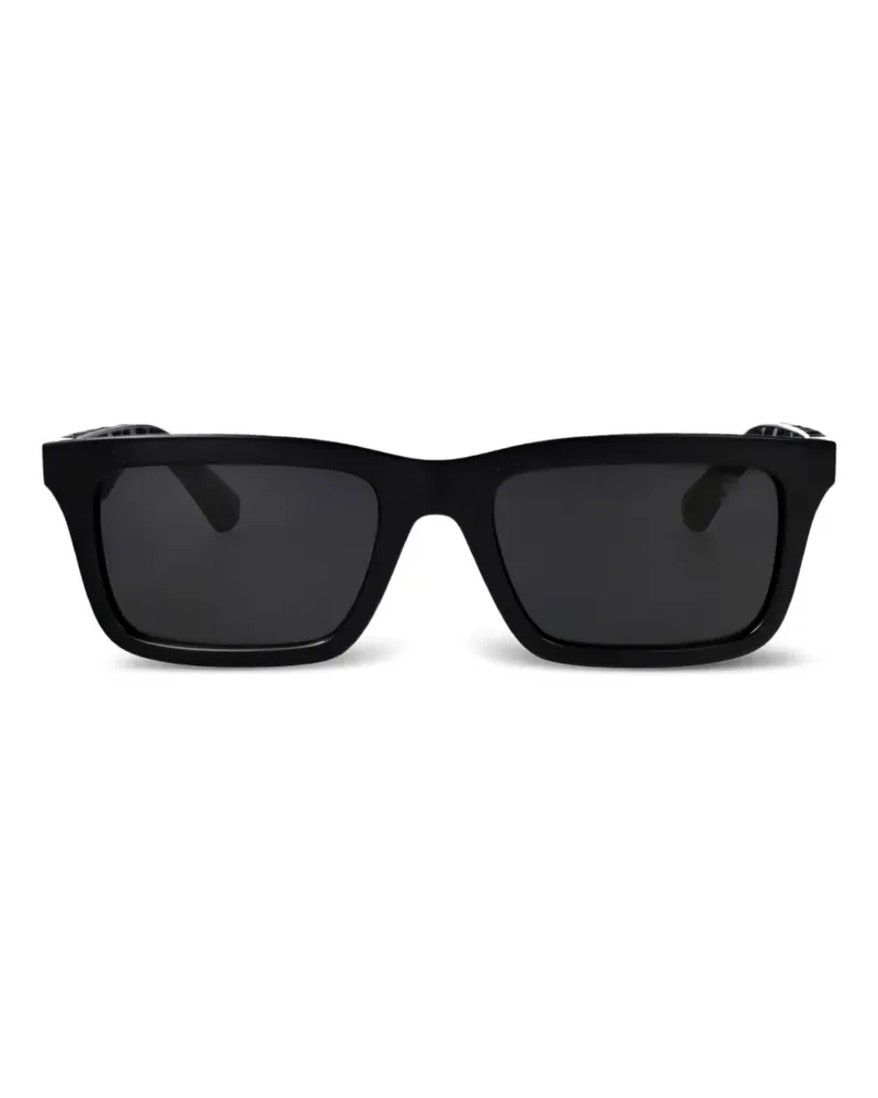 Burberry Sonnenbrille mit eckigem Gestell - Schwarz Schwarz