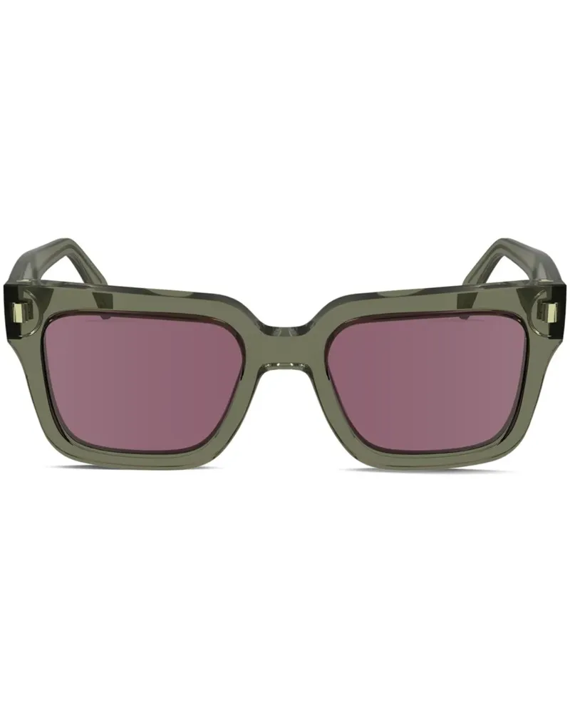 Paul Smith Sonnenbrille mit eckigem Gestell - Grün Grün