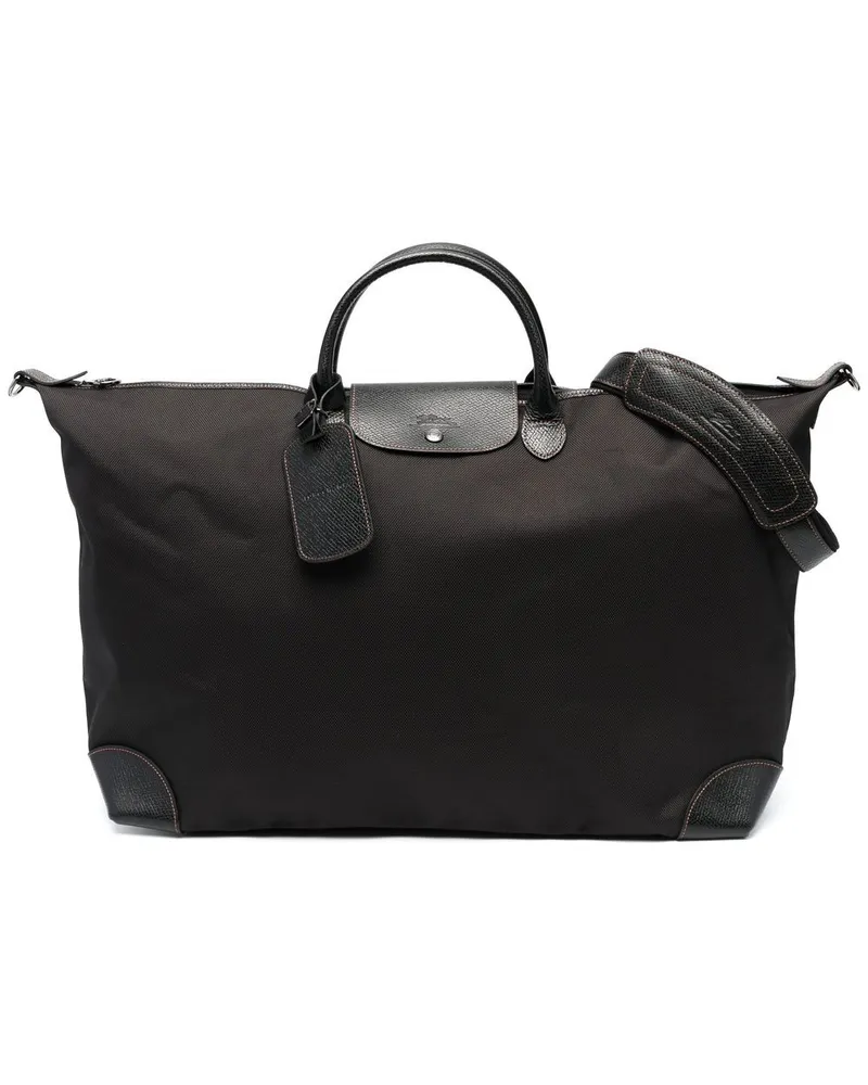 Longchamp Extra große Boxford Reisetasche - Schwarz Schwarz