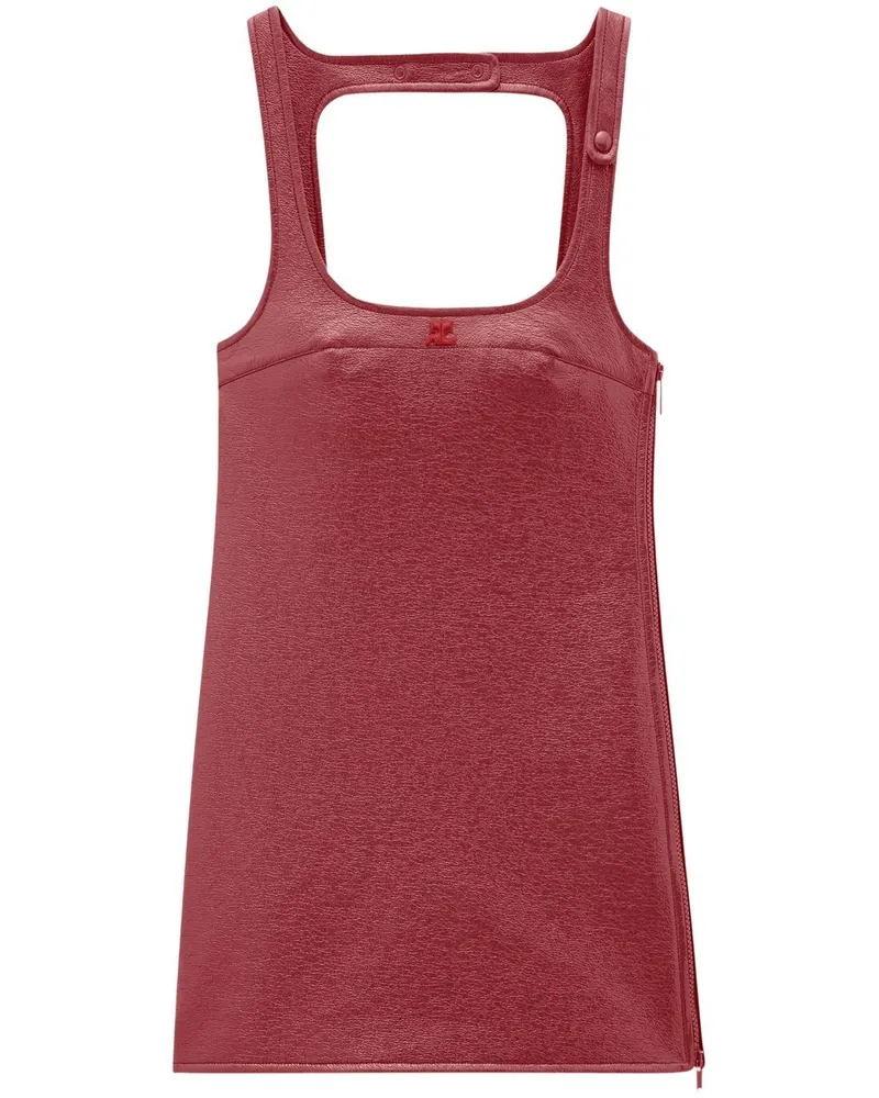 Courrèges Reedition Minikleid - Rot Rot