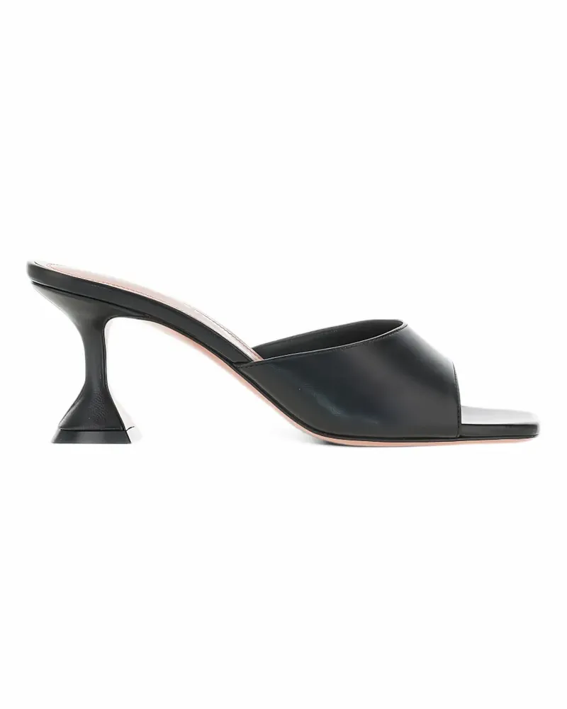 Amina Muaddi Lupita Sandalen - Schwarz Schwarz