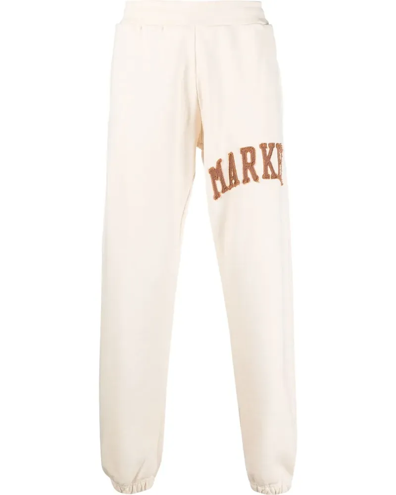 Market Jogginghose mit Logo-Stickerei - Nude Nude