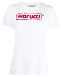 Fiorucci T-Shirt aus Bio-Baumwolle Weiß