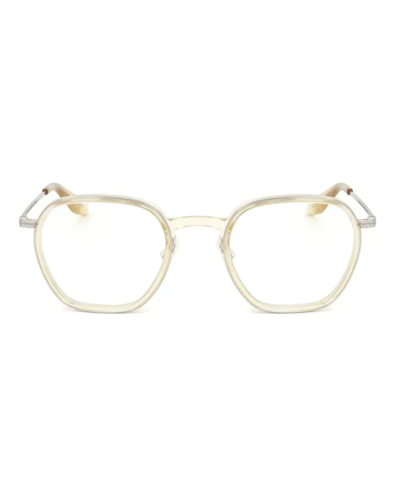 Barton Perreira Brille mit geometrischem Gestell - Gelb Gelb