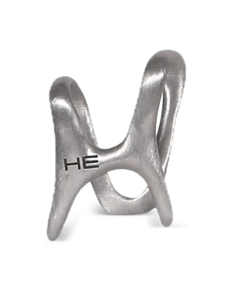 Heliot Emil Skulpturaler Ear Cuff - Silber Silber
