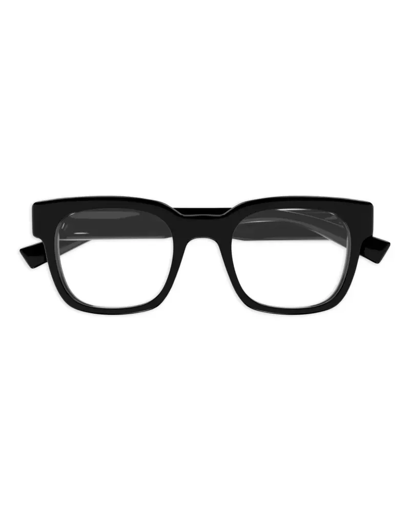 Saint Laurent Brille mit eckigem Gestell - Schwarz Schwarz