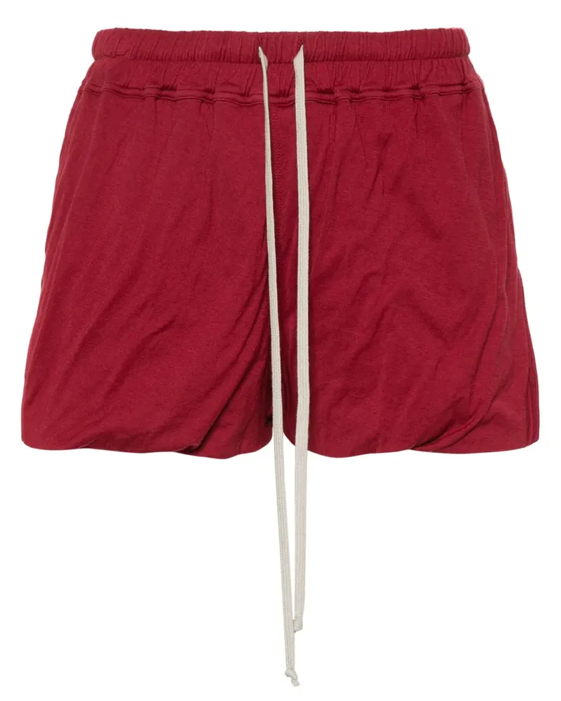 Rick Owens Jersey-Shorts mit Schlitzen - Rot Rot
