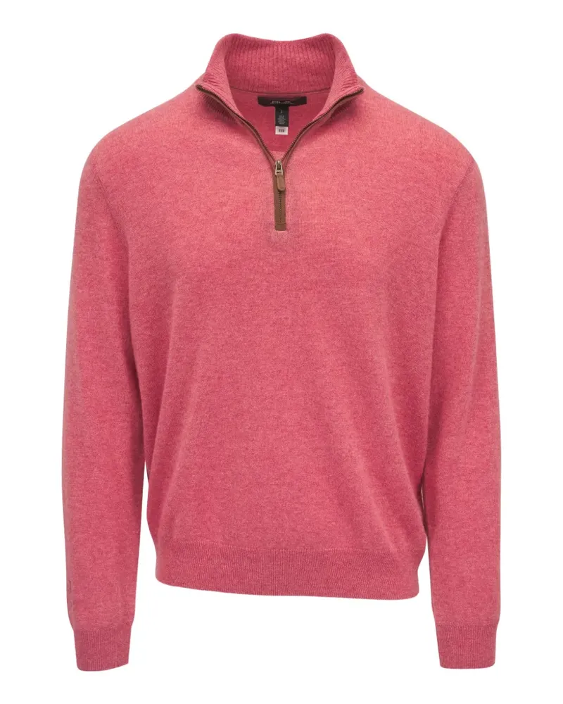 Ralph Lauren knitted quarter-zip sweater - Rosa Rosa
