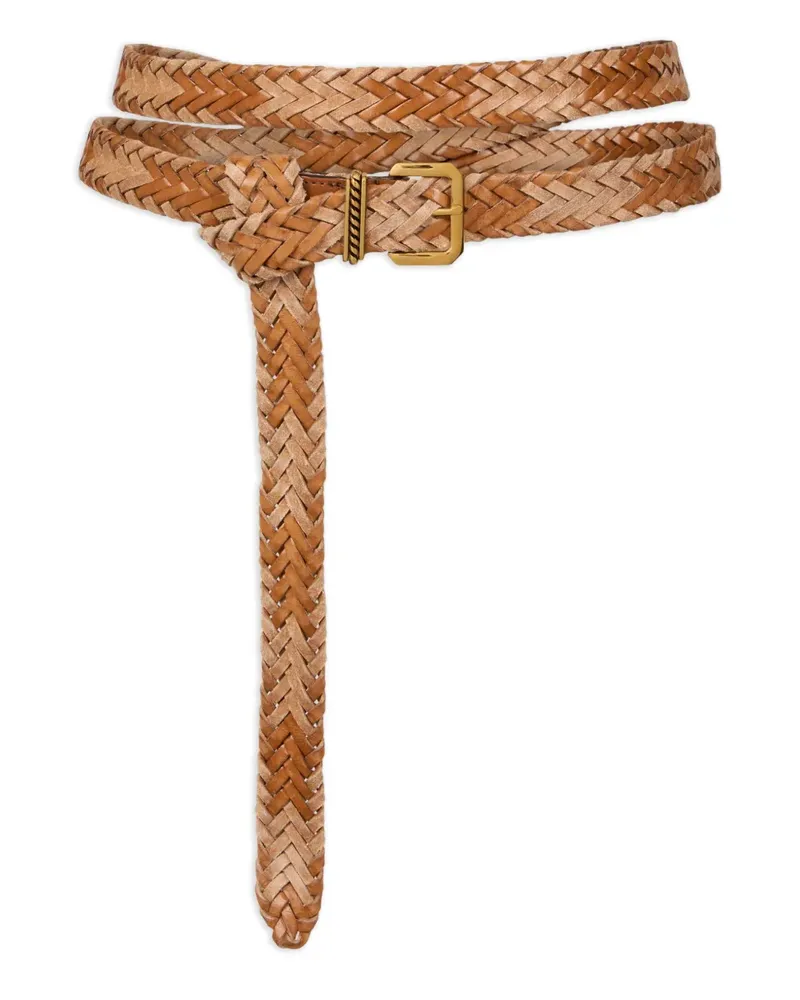 Etro woven double-wrap belt - Braun Braun
