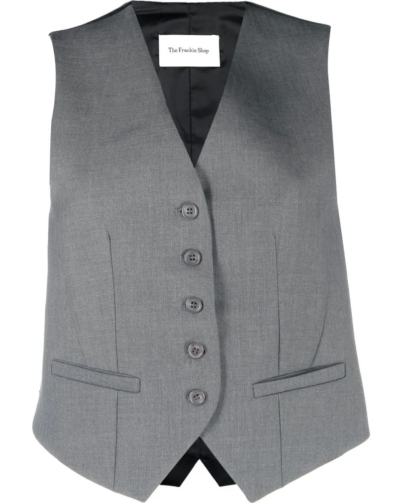 FRANKIE Shop Gelso Weste - Grau Grau