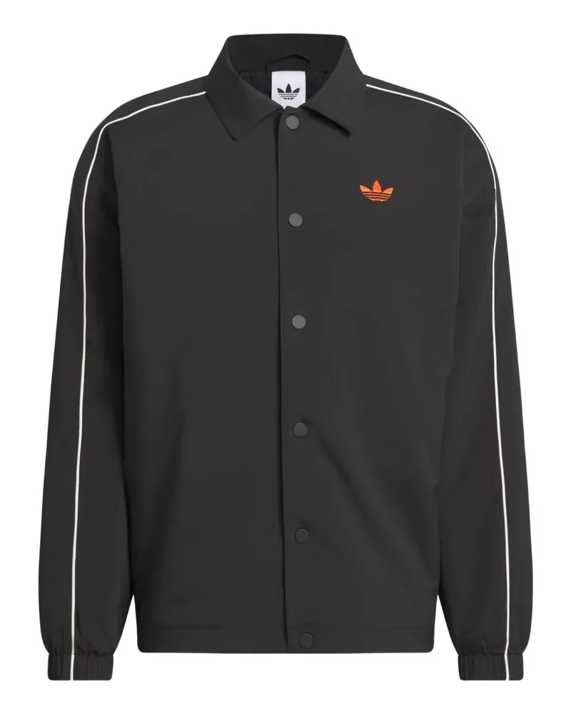 adidas Jacke mit Logo-Stickerei - Schwarz Schwarz