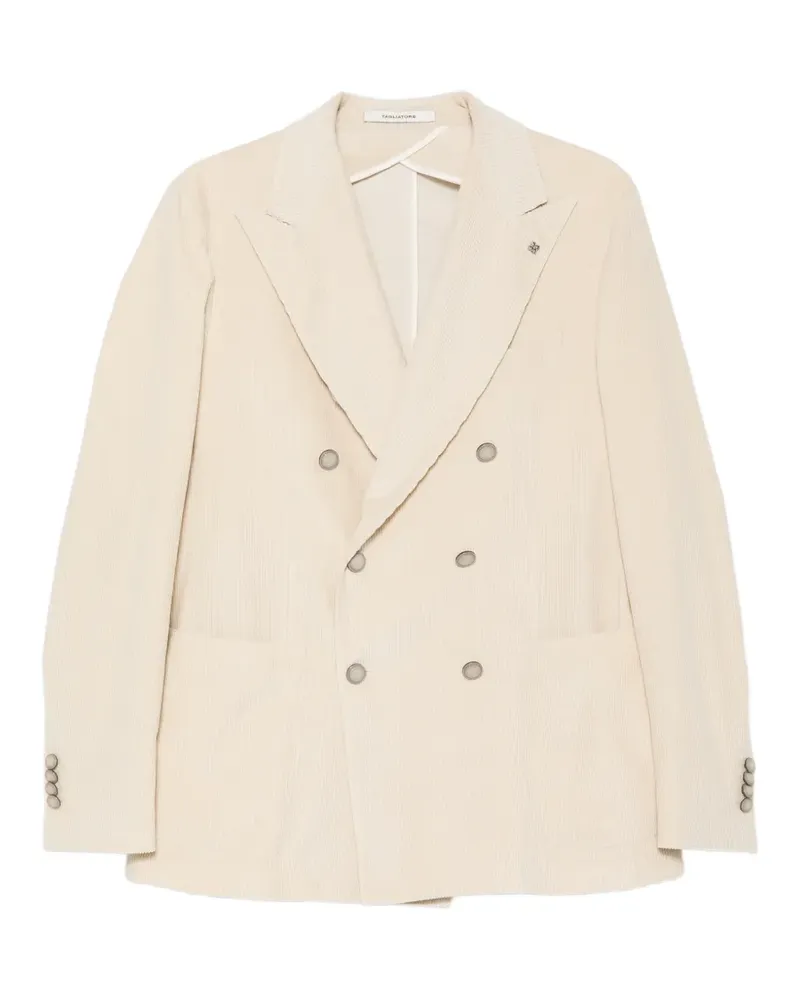 Tagliatore Doppelreihige Giacca Cordjacke - Nude Nude