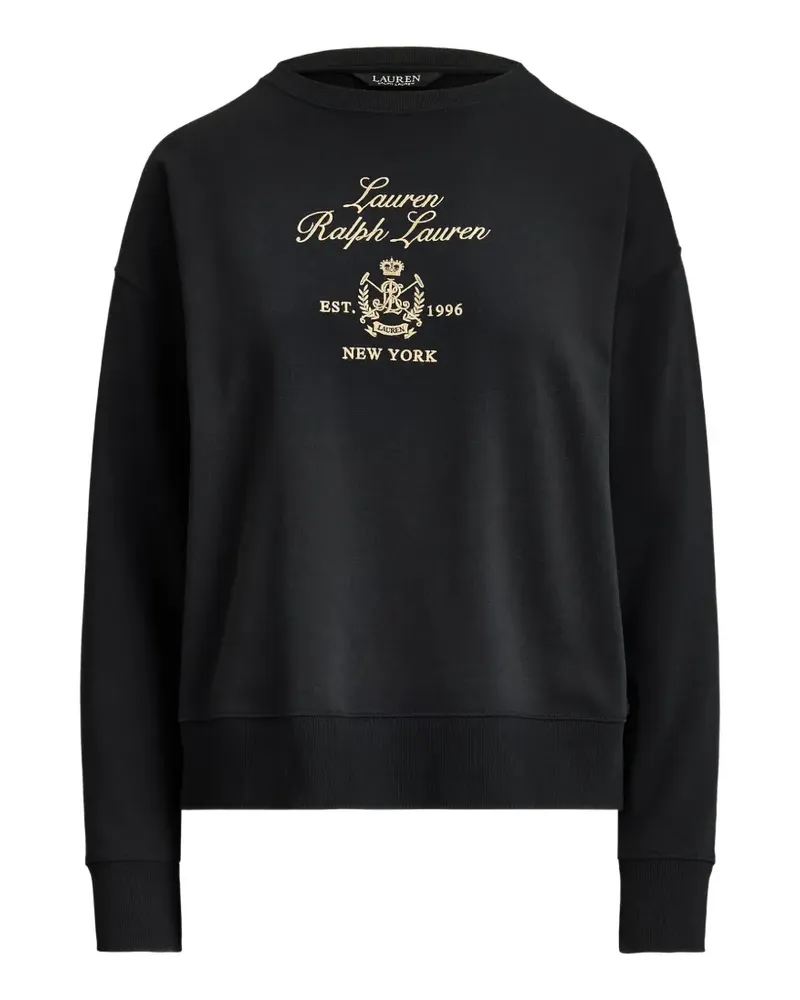 Ralph Lauren logo-print crew-neck sweatshirt - Schwarz Schwarz
