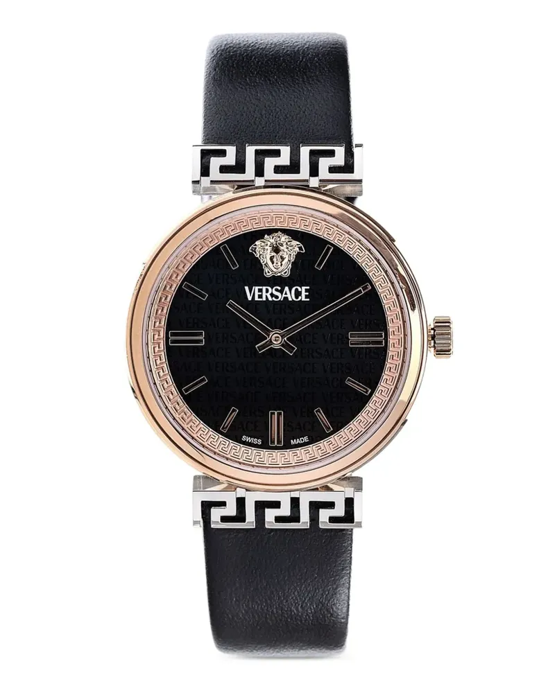 Versace Medusa-motif 36mm watch - Schwarz Schwarz