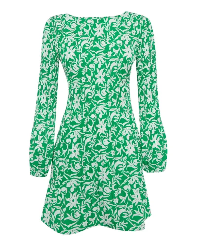 Maje floral-print mini dress - Grün Grün