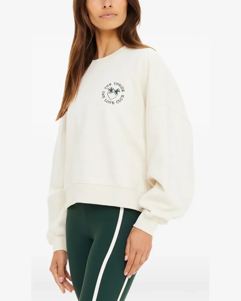 The Upside Molokai Paloma Sweatshirt mit grafischem Print - Nude Nude