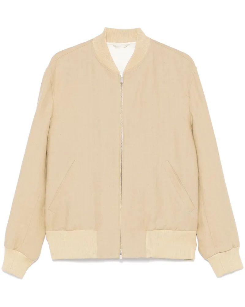 LARDINI Bomberjacke aus Leinen - Nude Nude