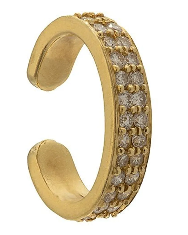 ANITA KO 18kt Ear Cuff aus Gelbgold mit Diamanten