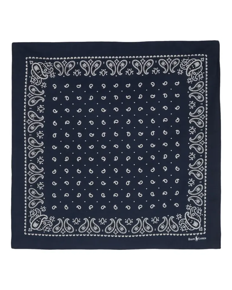 Ralph Lauren Bandana mit Paisley-Print - Blau Blau