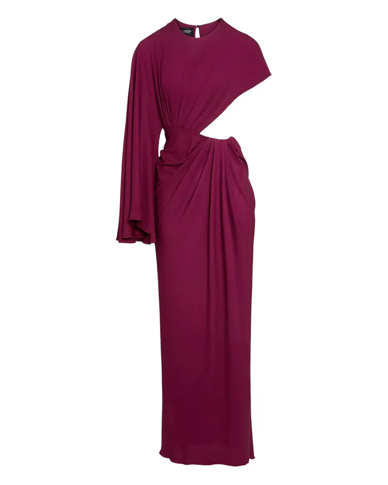 Giambattista Valli Drapiertes Midikleid - Violett Violett