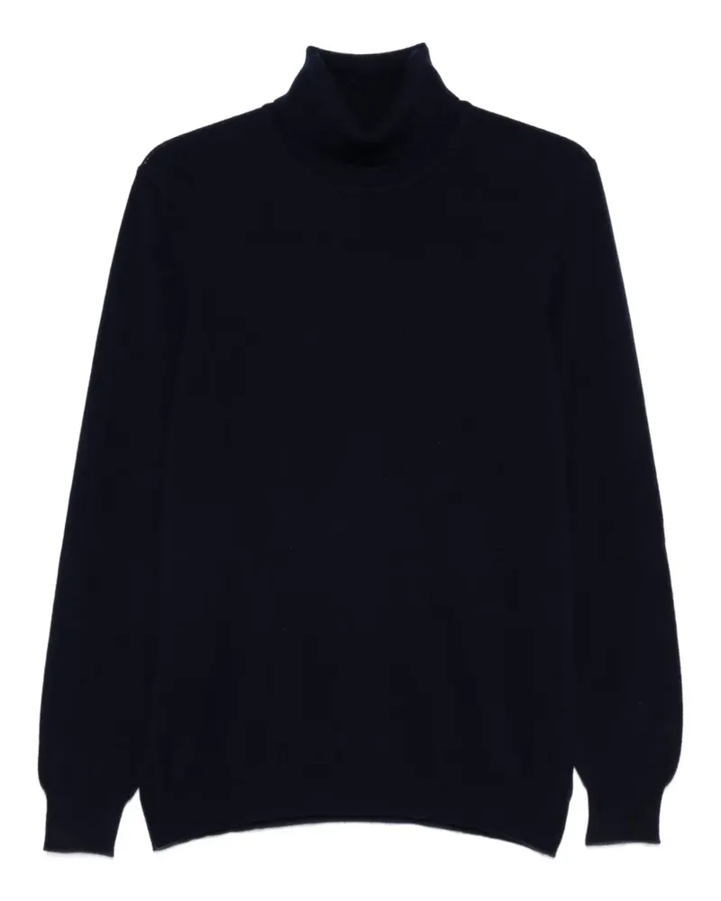 Fedeli Kaschmirpullover mit Rollkragen - Blau Blau