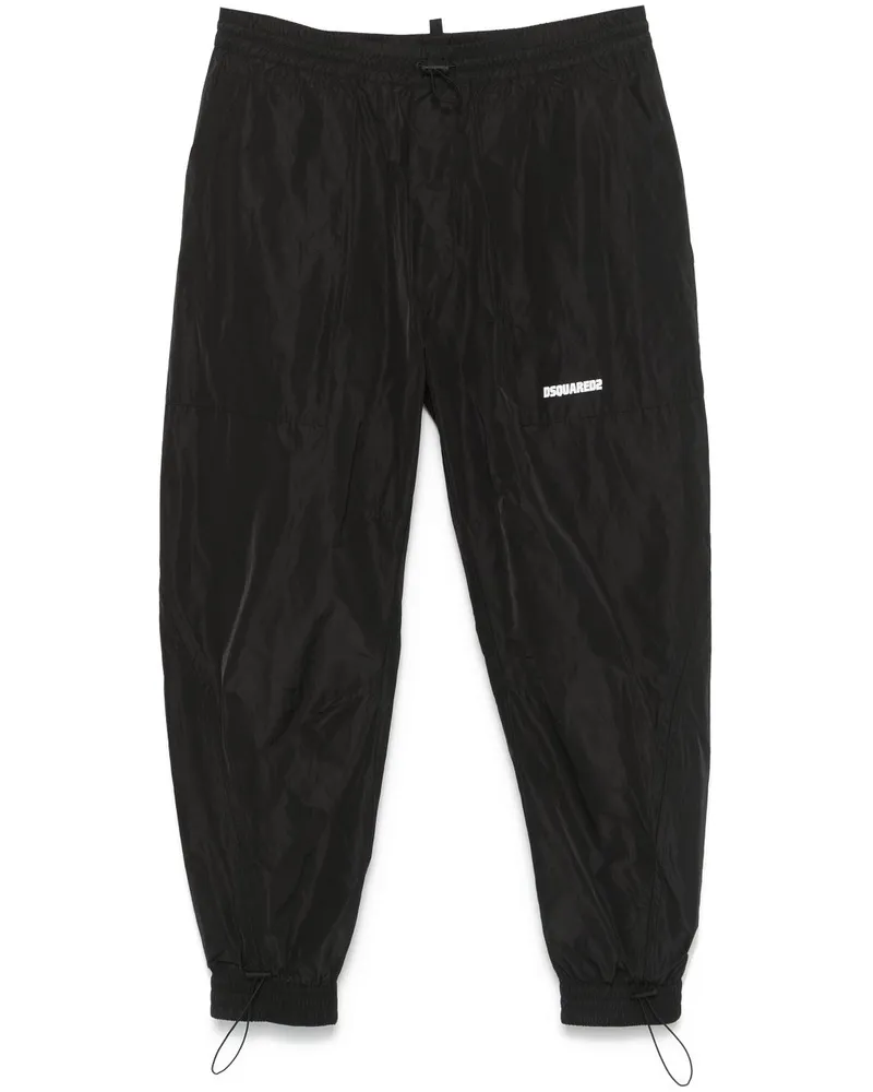 Dsquared2 Hose mit Logo-Print - Schwarz Schwarz
