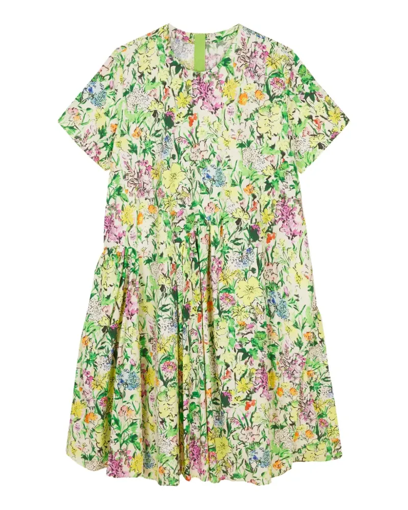 JNBY Kleid mit Blumenprint - Grün Grün