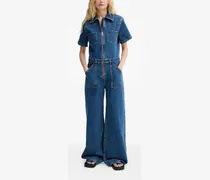 Jeans-Jumpsuit - Blau