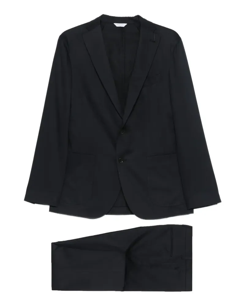 Boglioli notched-lapel blazer - Blau Blau