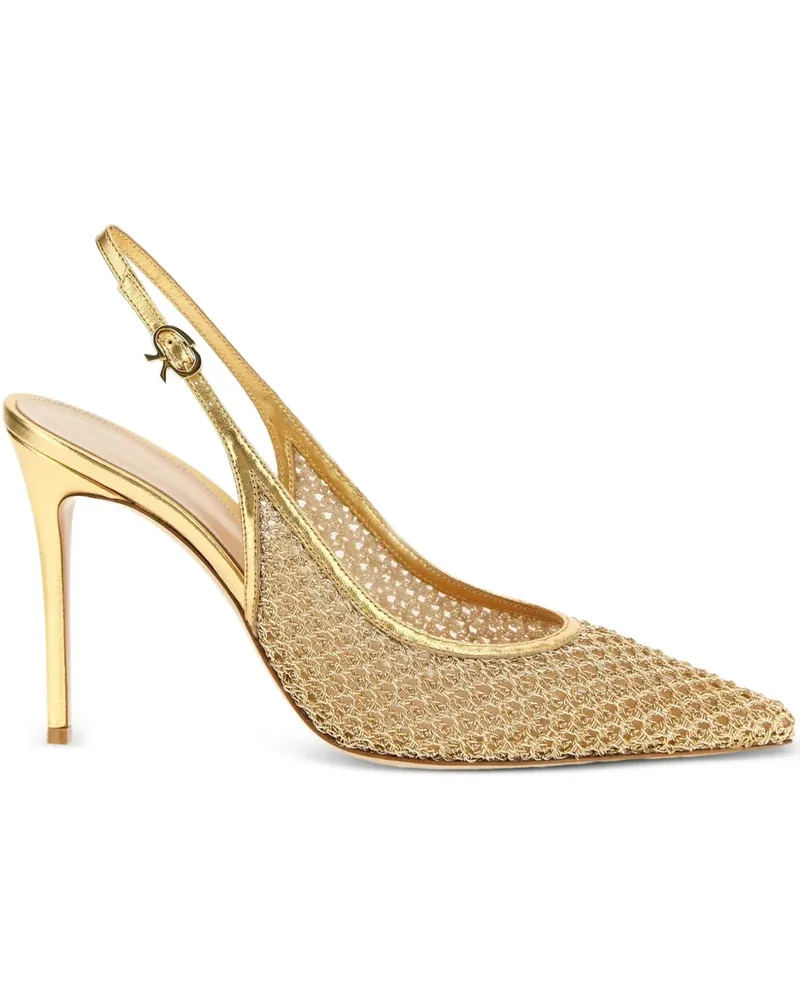 Gianvito Rossi Nikki Slingback-Pumps - Gold Gold