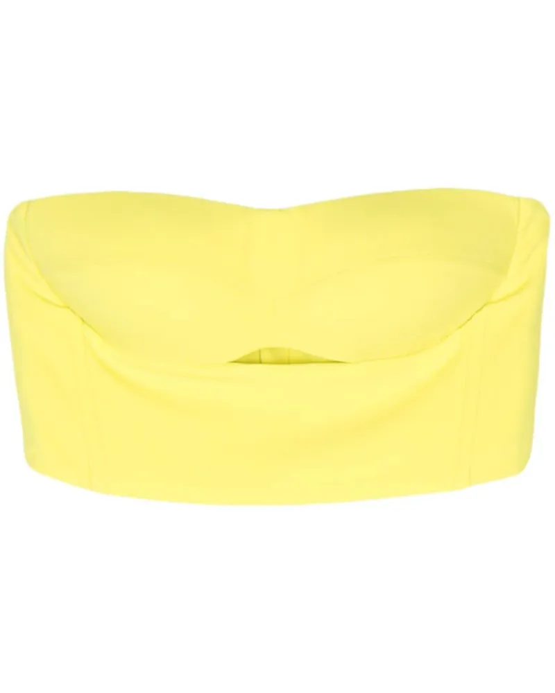 Patrizia Pepe Bustier-Top mit Cut-Out - Grün Grün