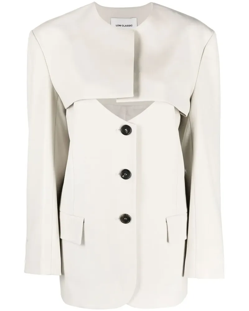 LOW CLASSIC Jacke mit Cut-Outs - Grau Grau