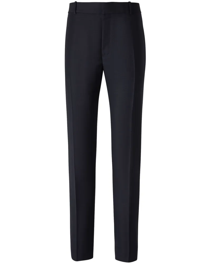 Alexander McQueen Halbhohe Hose - Blau Blau