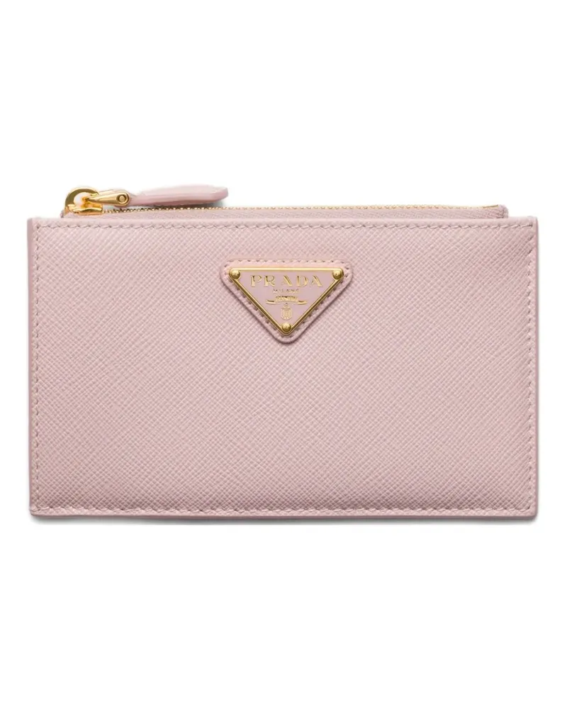 Prada Kartenetui aus Saffiano-Leder - Rosa Rosa