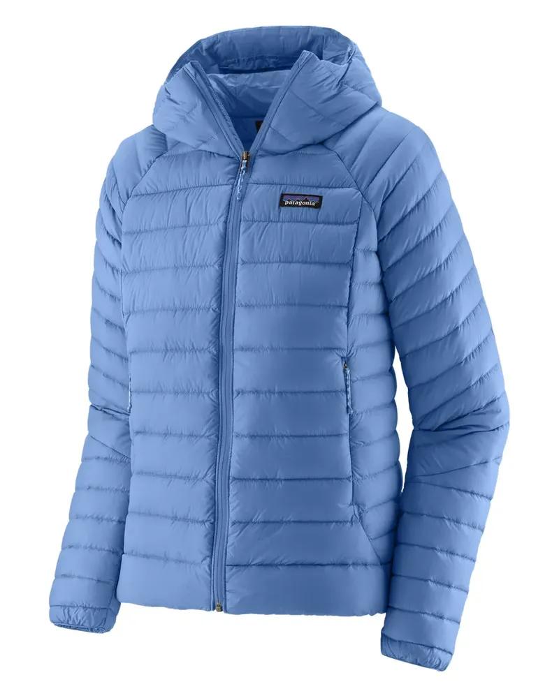 Patagonia Gefütterte Jacke mit Logo-Applikation - Blau Blau