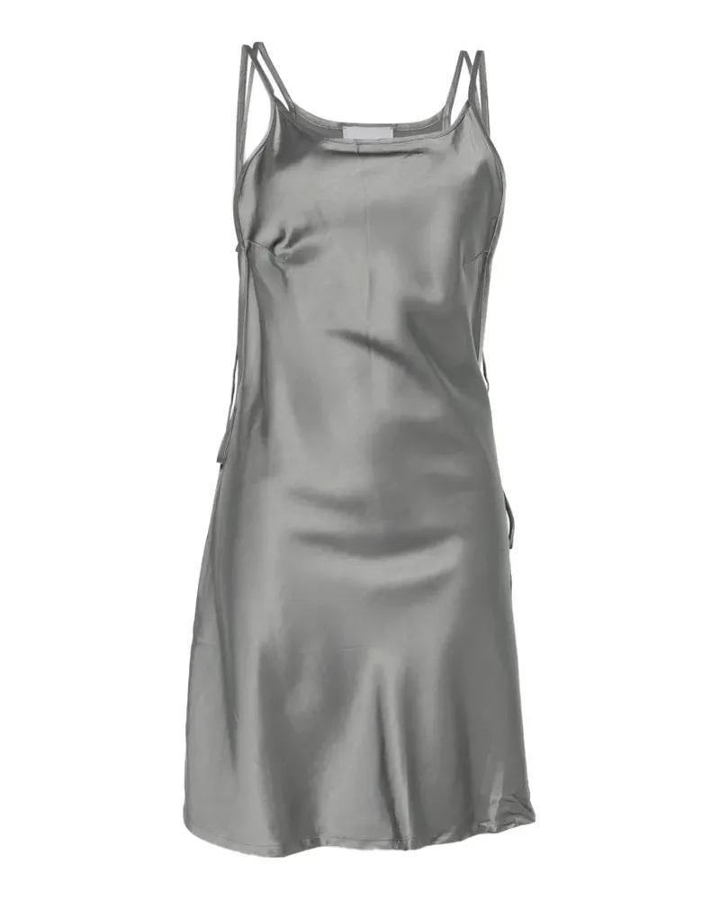HALFBOY spaghetti-strap mini dress - Grau Grau