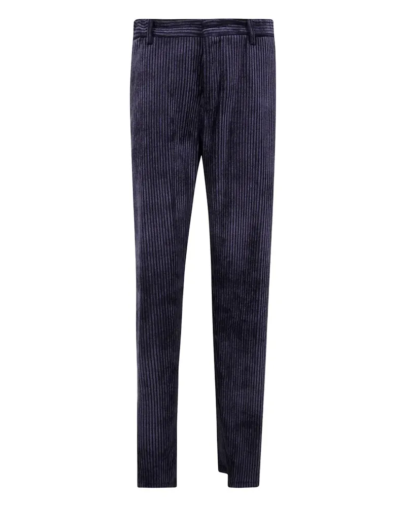 Emporio Armani Gestreifte Cordhose - Violett Violett