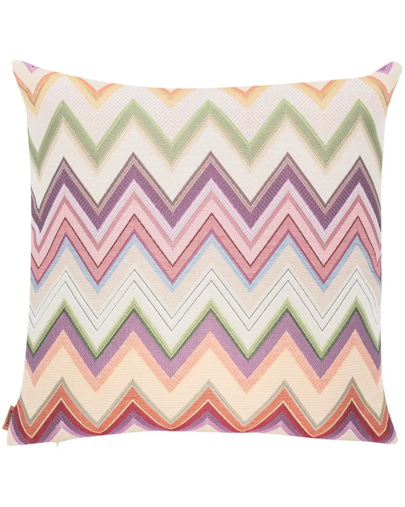 Missoni Home Kissen mit Zickzackmuster - Nude Nude
