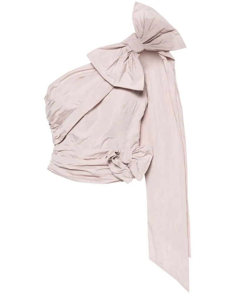 Viktor & Rolf One-Shoulder-Bluse mit Schleifendetail - Rosa Rosa