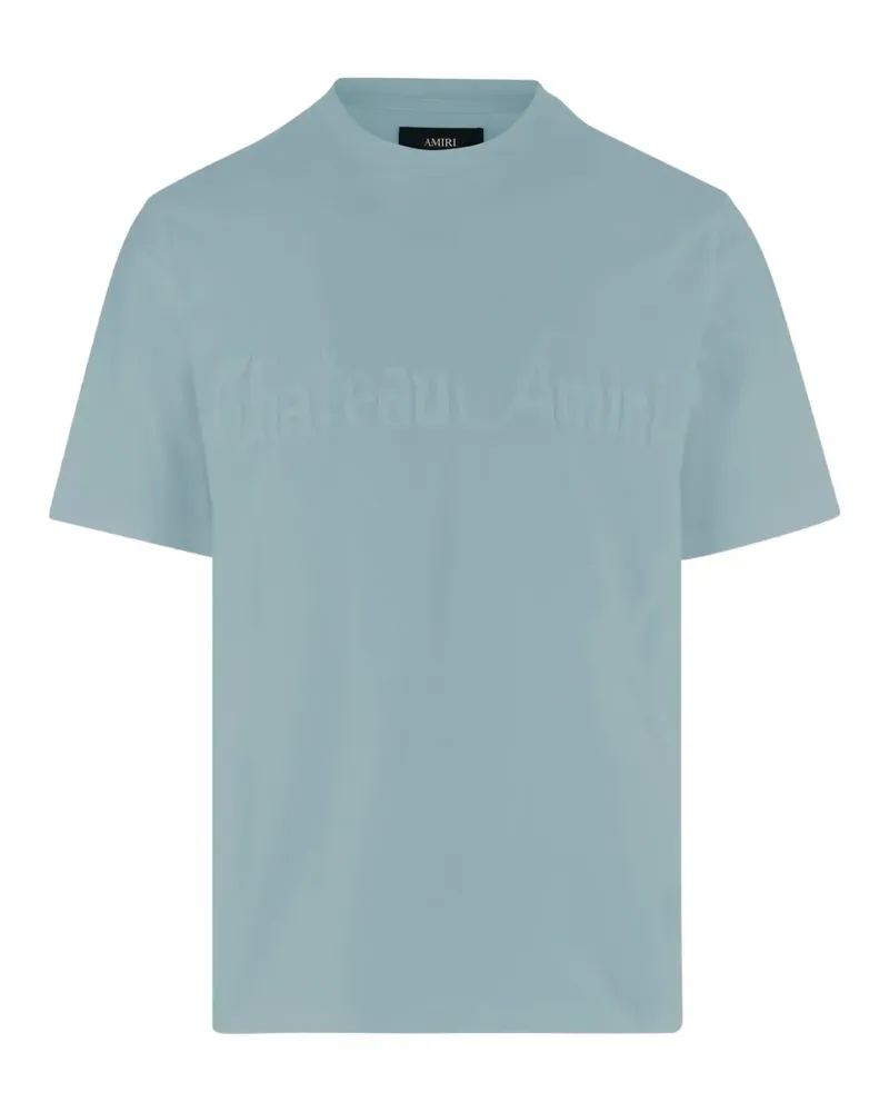 Amiri T-Shirt mit Logo - Blau Blau