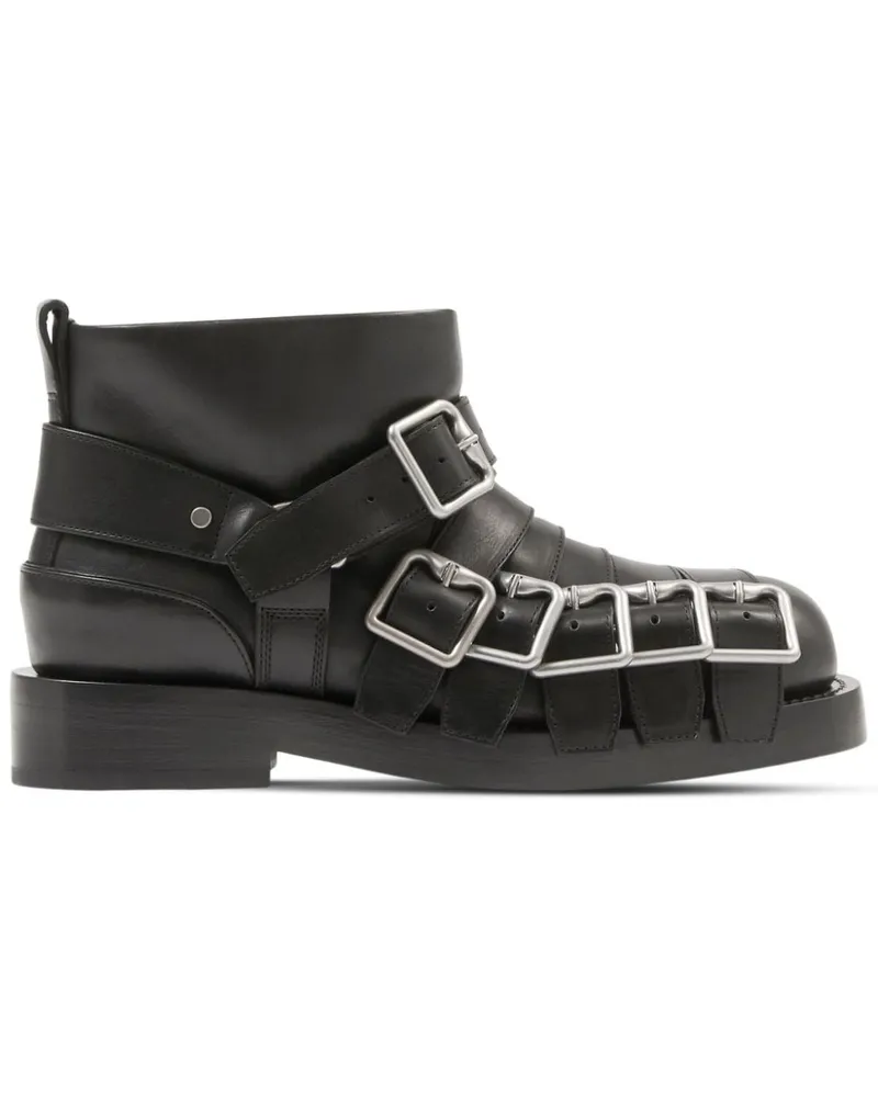 Burberry Stiefeletten mit Schnalle - Schwarz Schwarz